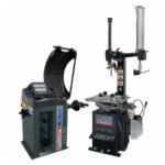 Machine à démonter les pneus Weber professionnelle avec bras de support et jeu d'équilibreurs de pneus